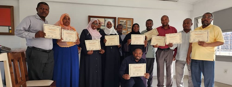 Participants with certificate